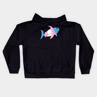 PRIDE SHARK TRANS Kids Hoodie